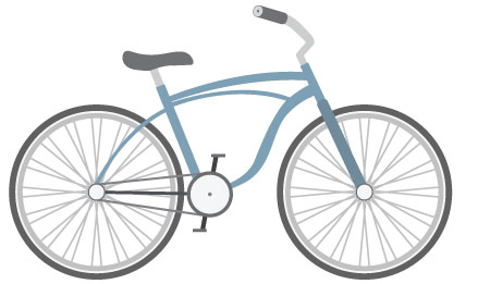 Bike Graphic for Bikeable, Edible, Unforgettable Madison