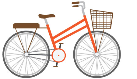 Bike Graphic for Bikeable, Edible, Unforgettable Madison