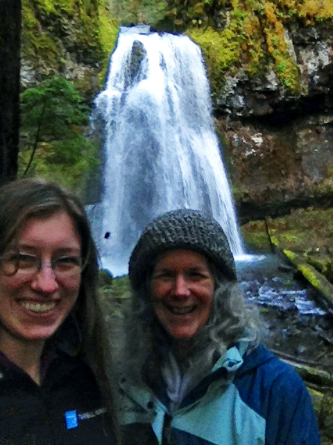 Mom and me Caitilin and her mom