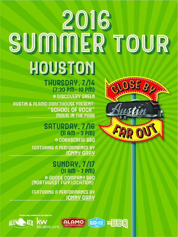 2016 Summer Airstream Tour Houston Event Poster