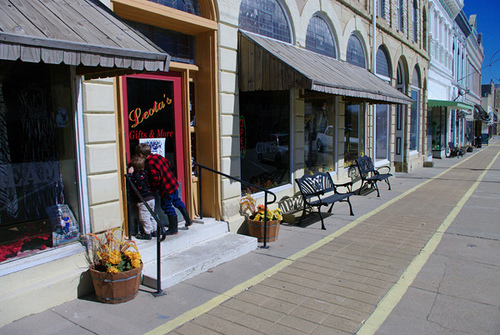 Main Street shops