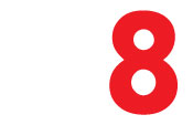 Red Number 8