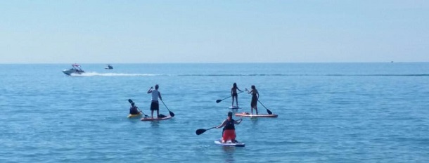 Stand up paddleboarding in GB