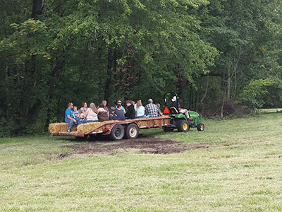 Time for a hay ride!