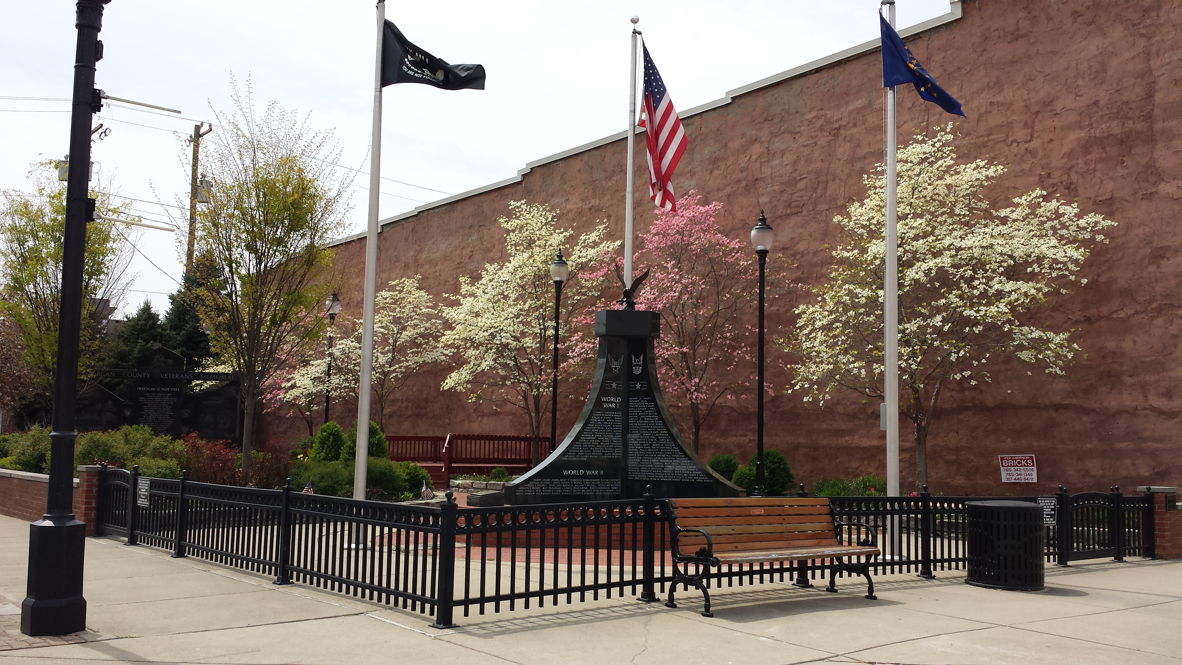 Veterans Park in the Spring