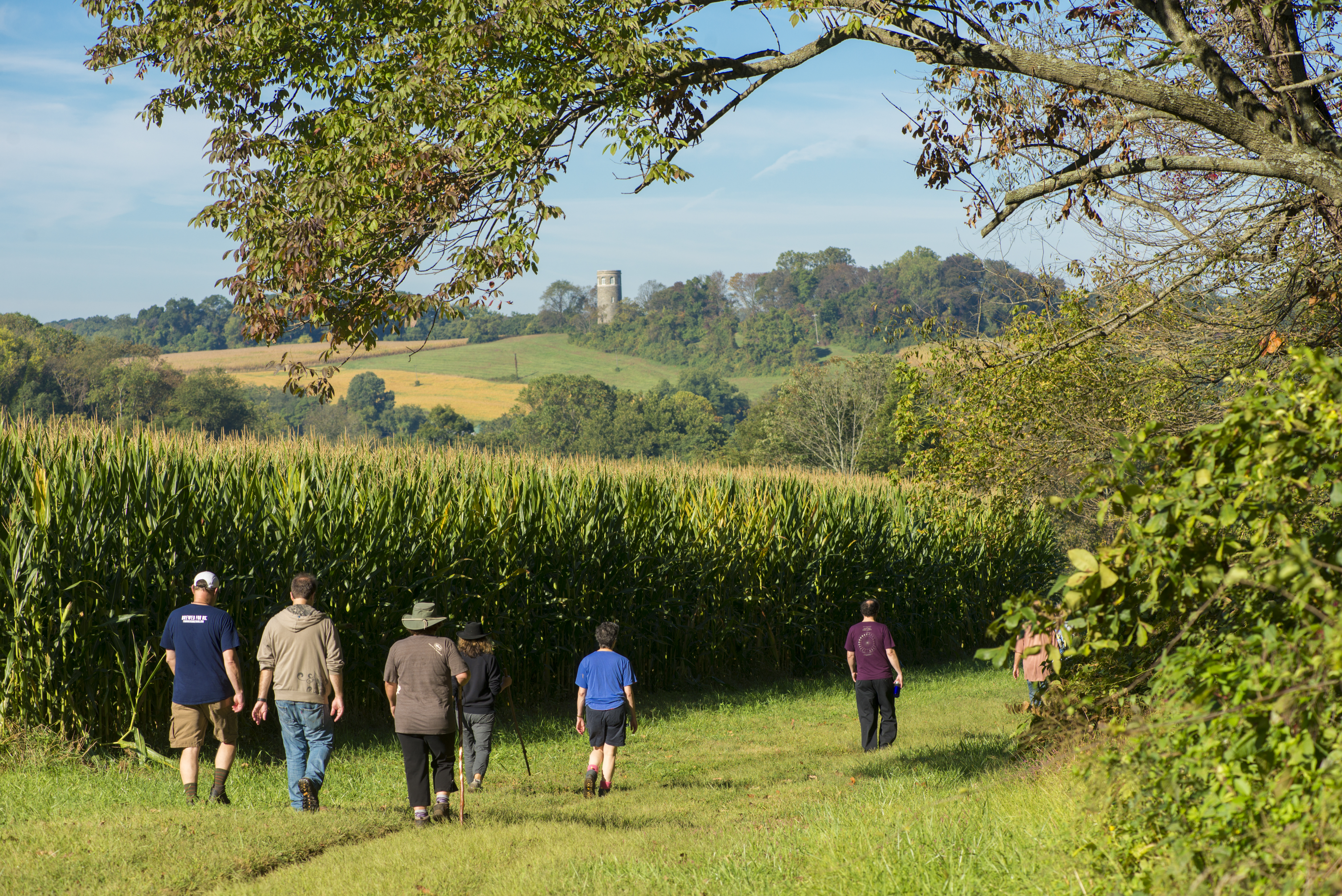 Hiking in First State National Historical Park