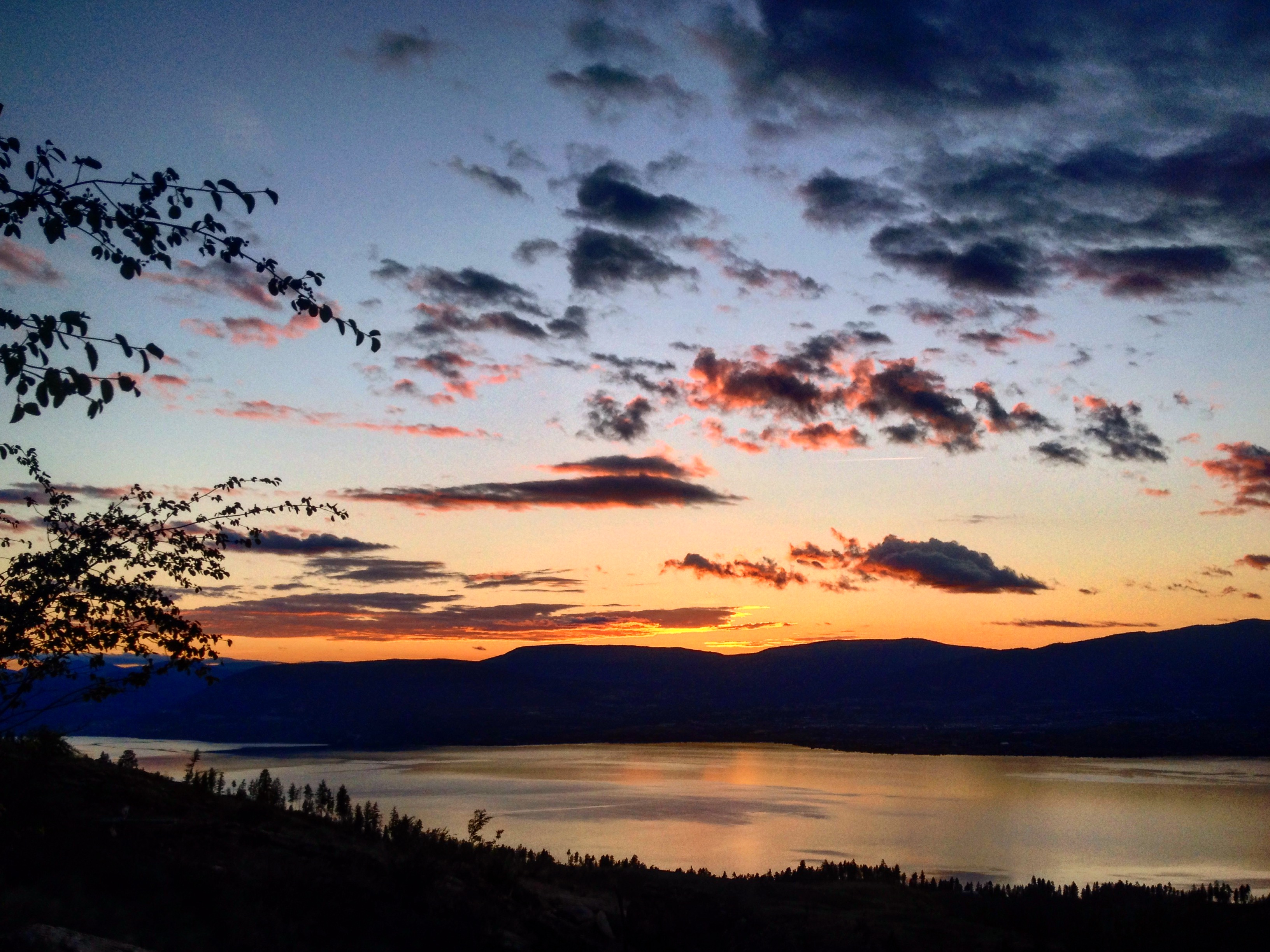 Sunset in Kelowna