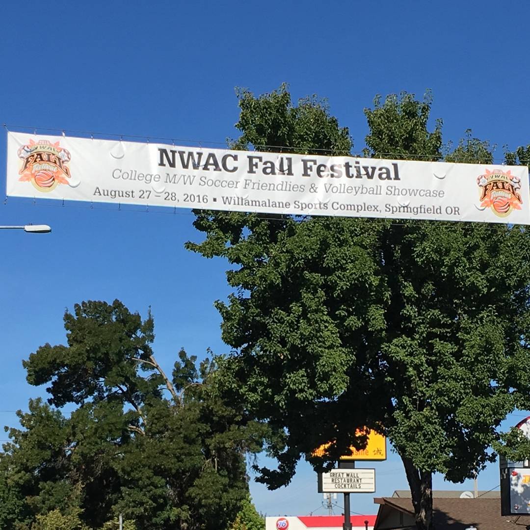 NWAC Fall Festival Banner over Main St