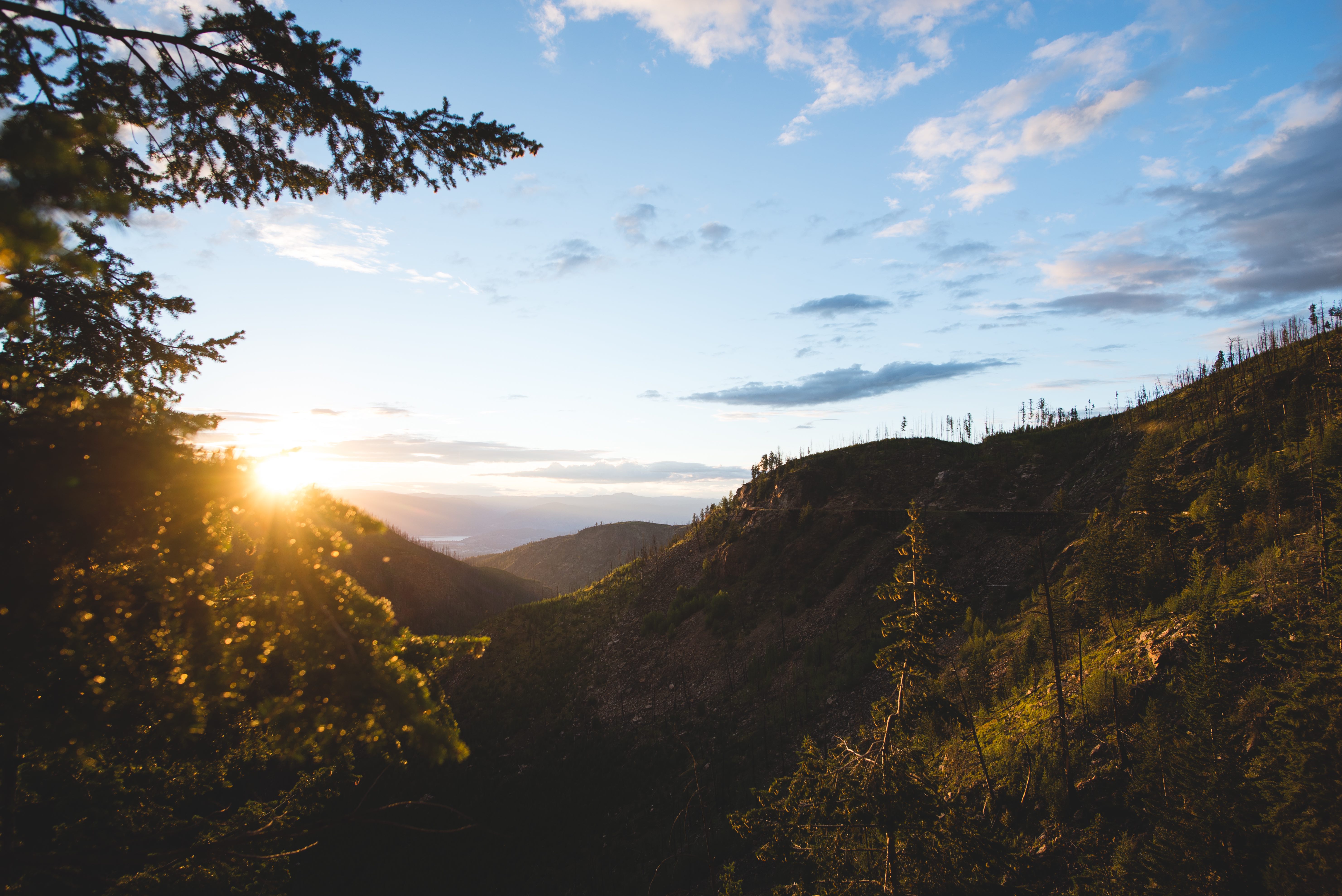 Myra Canyon Sunset