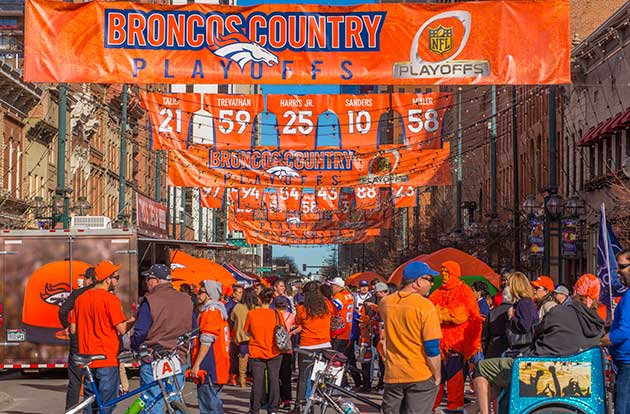 Fans rally for Denver Broncos