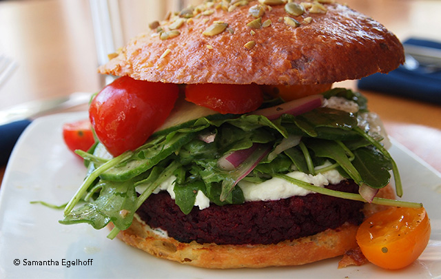 Beet & Walnut Burger