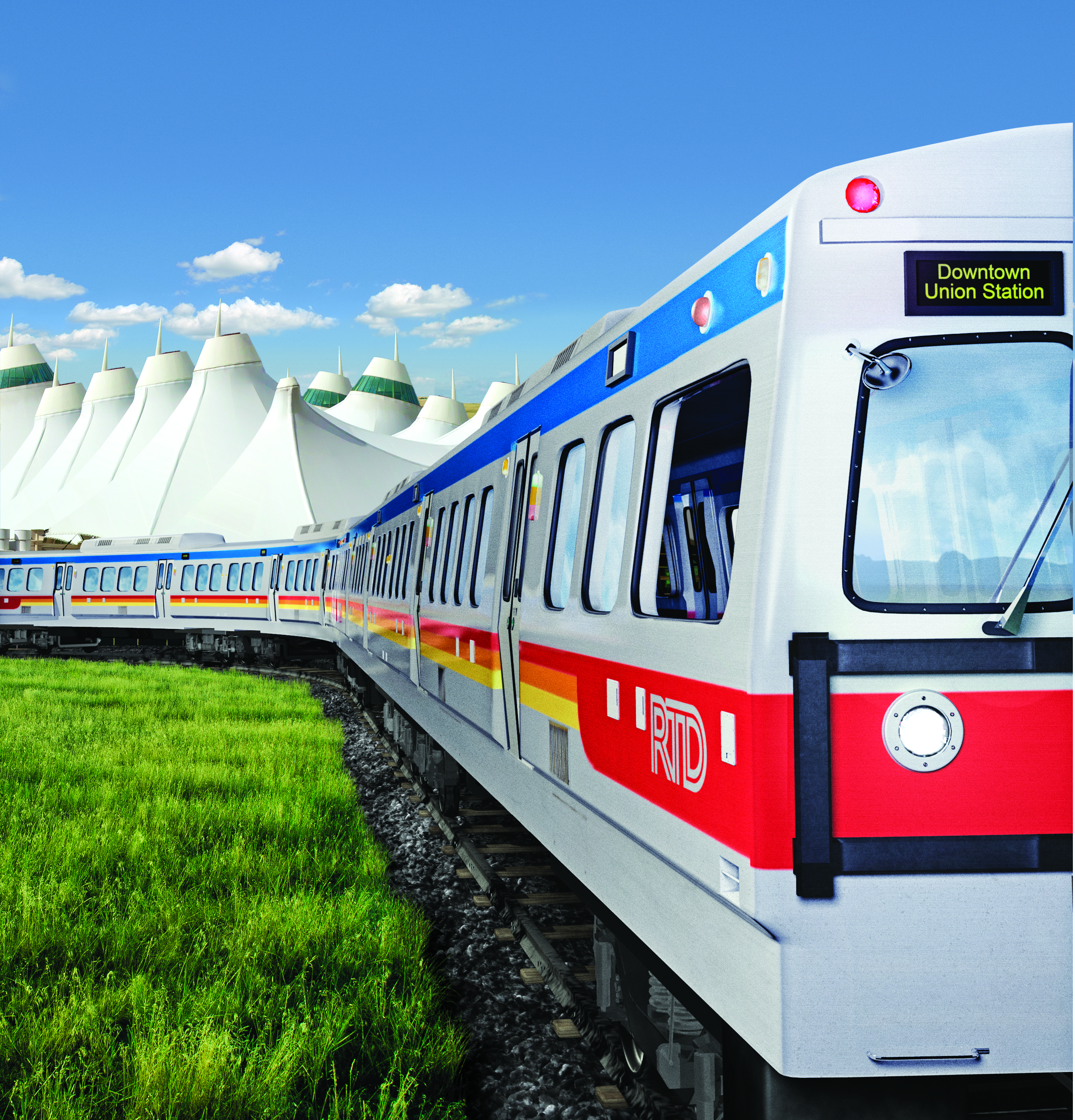 Denver Airport Train & Light Rail