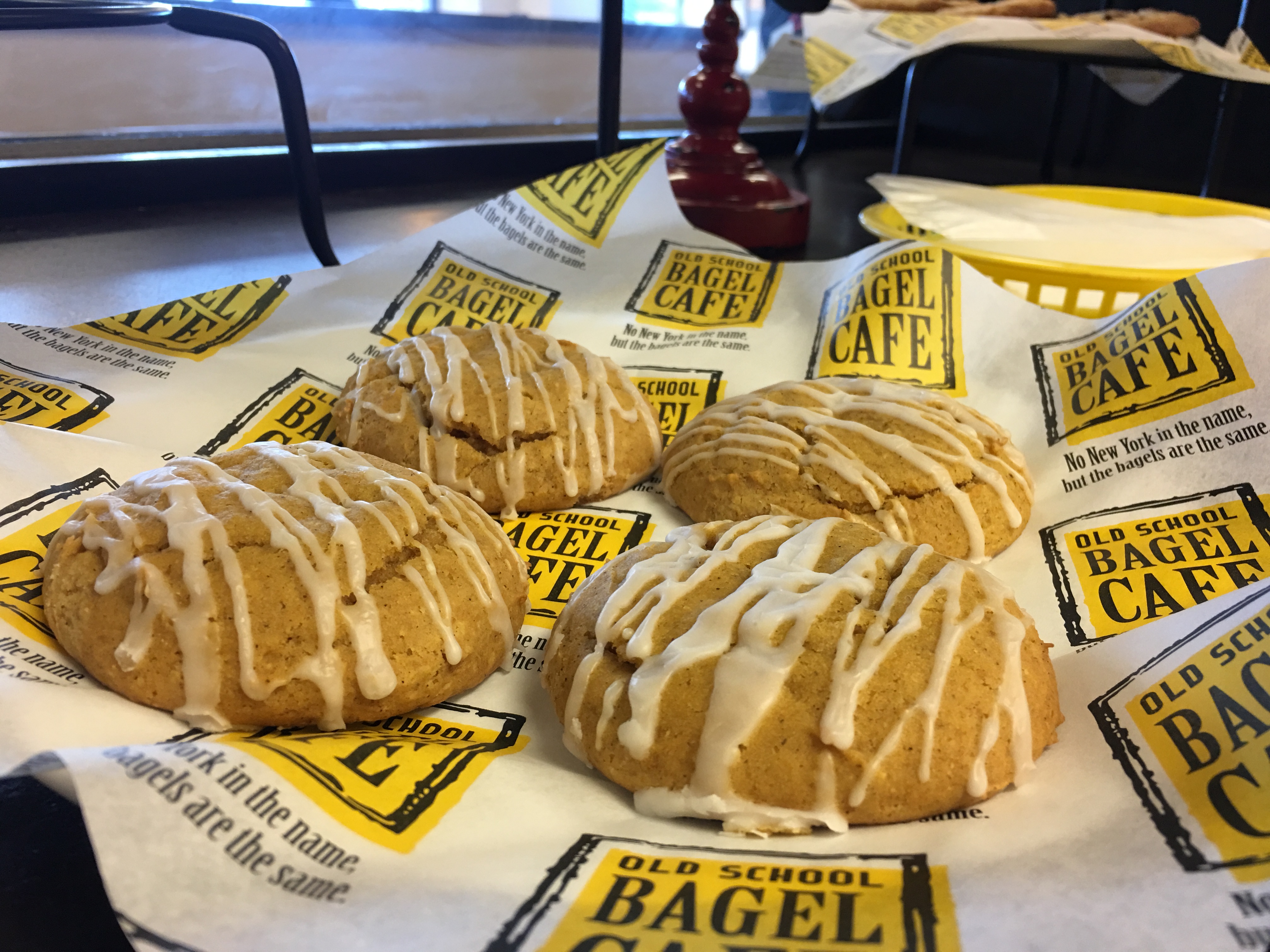 Old School Bagel Pumpkin Cookies