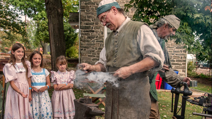 History comes alive at Pottsgrove Manor every Sunday in August.