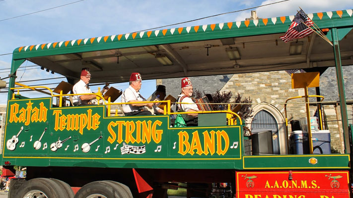 Another popular performer every year is the Rajah Temple String Band.