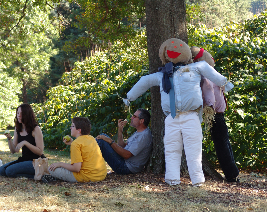 Not sure if the crows will be scared or inspired at Morris Arboretum this month