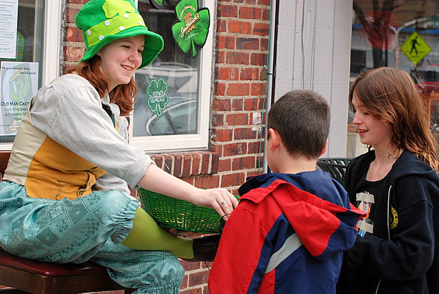 The Great Narberth Leprechaun Hunt sends kids on a scavenger hunt through town on March 12.