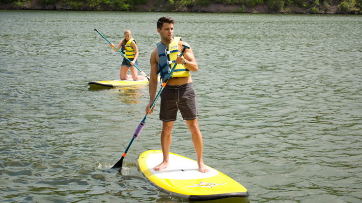 Stand-Up Paddleboarding at Green Lane Park is just one way to get on the water in Montco. Stand-Up Paddleboarding at Green Lane Park is just one way to get on the water in Montco.