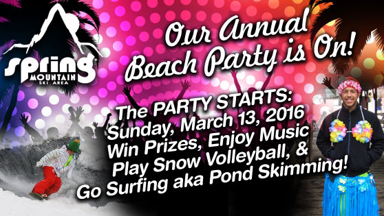 Don't miss Spring Mountain's season-end party this Sunday.