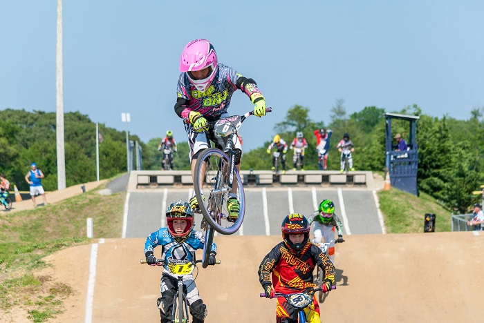 Action at Trilogy Park BMX in Pottstown