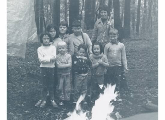 Dan Camping as a Kid (second from left), circa 1968