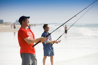 surf fishing