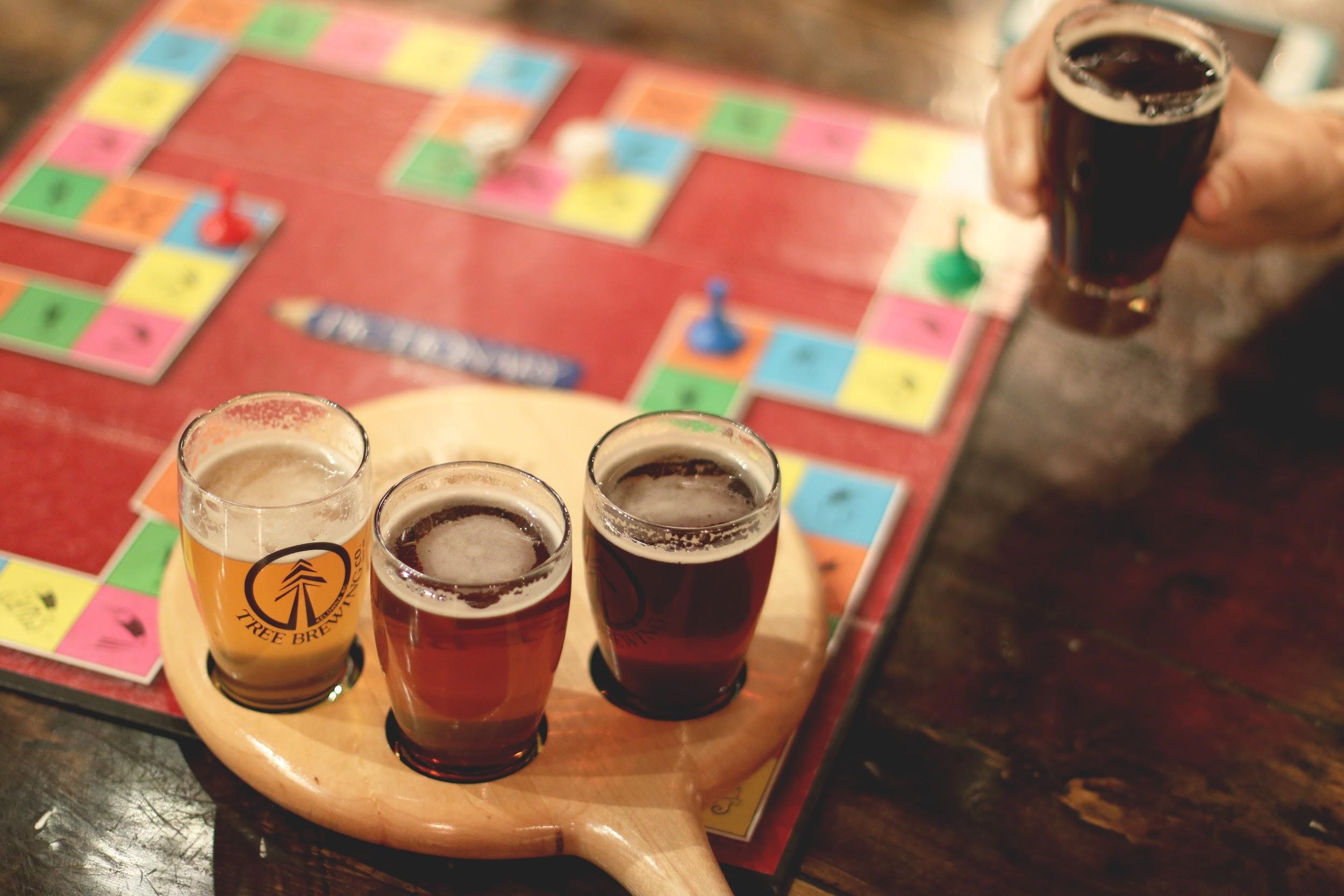 Tree Brewing Beer Flight