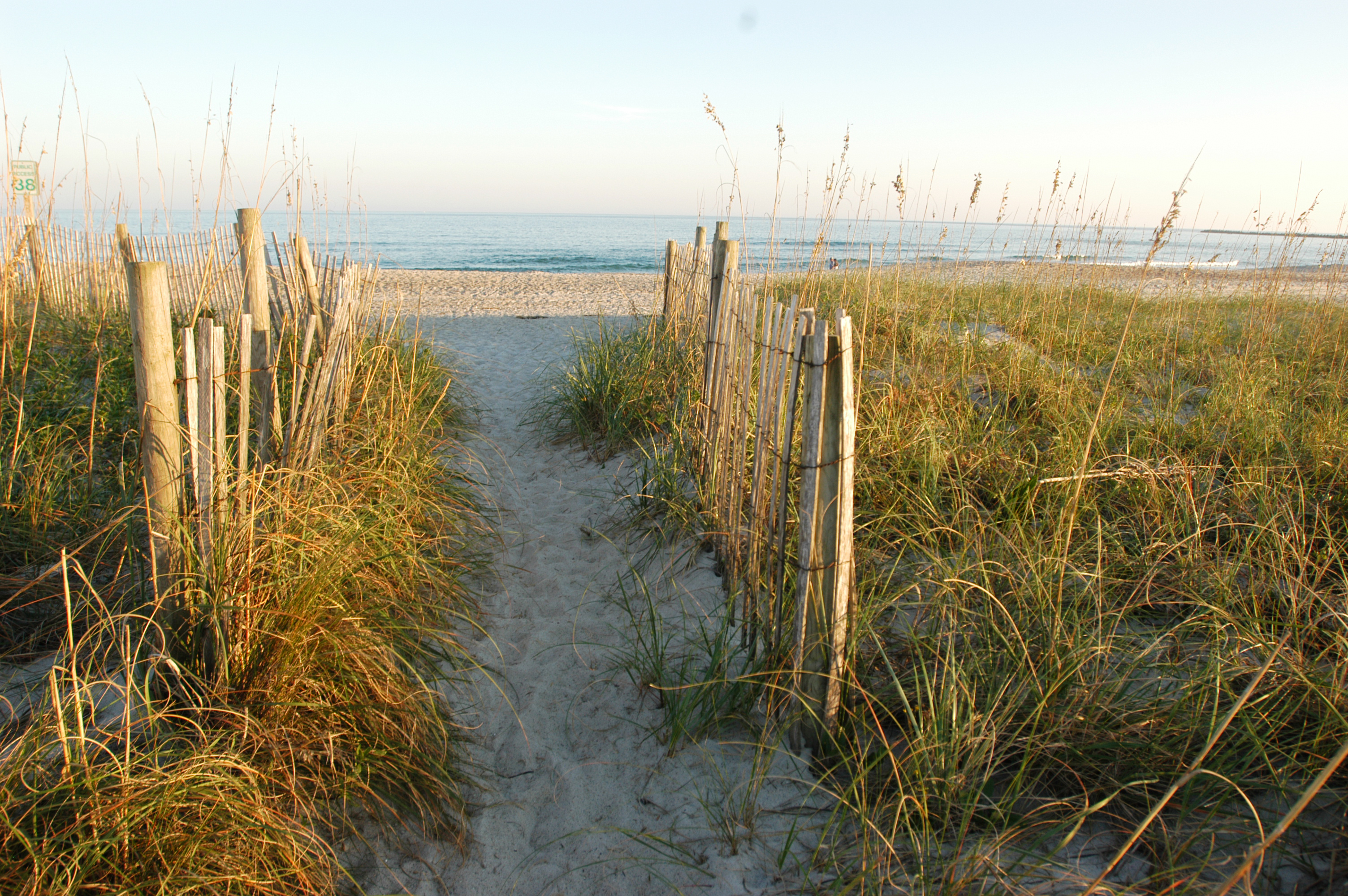 Beach access path