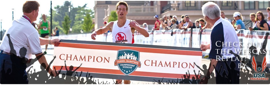 Carmel Marathon Finish