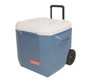 This Symphony on the Prairie pro uses a rolling cooler for easy entry & exit. COOLER