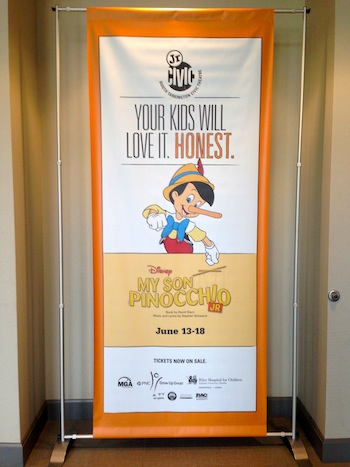 Booth Tarkington Civic Theatre presents: My Son, Pinocchio Jr. My Son Pinocchio Jr. banner