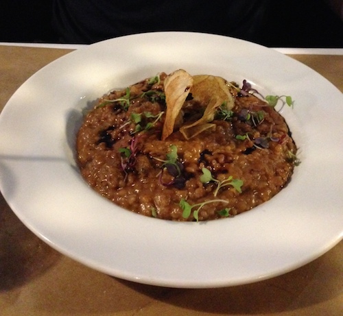 THE Pig's Head Risotto at The Local pig's head risotto at The Local