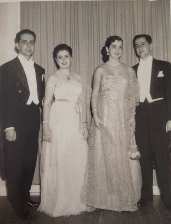 Santiago's Grandparents (couple at left) Santiago All-In Fam picture