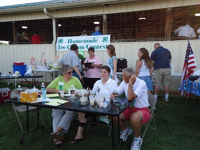 The Homemade Ice Cream Contest- always delish! Erin Ice Cream contest