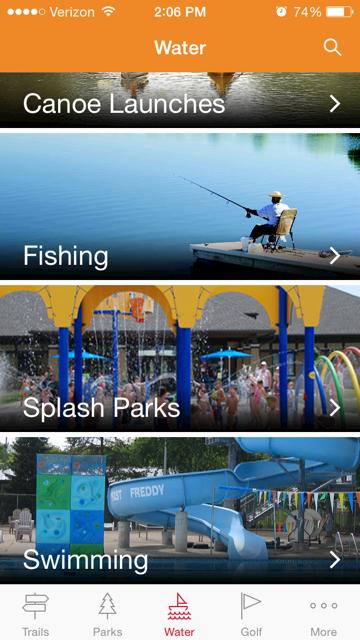 Check out the Hamilton County Outdoor App to find a water fun spot near you! Outdoor App Water ScreenShot