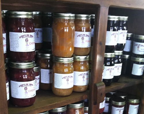 Very portable pie-in-a-jar from Lisa's Pie in a jar