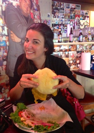Me & the BIG Ugly Burger Sarah w Big Ugly