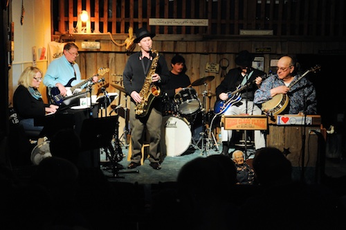 The band. (Courtesy of Mark Lee for Hamilton County Business Magazine.) Atlanta Music Hall band- credit Mark Lee for Hamilton County Business Magazine