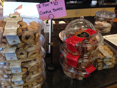 Imported cookie selection at Urban Pasteries. Urban Pasteries