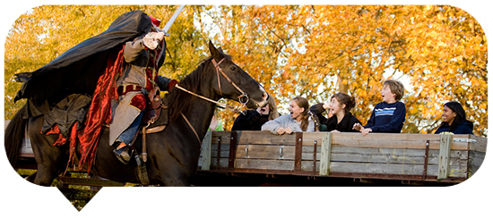 Ah! The Headless Horseman! Headless Blurb