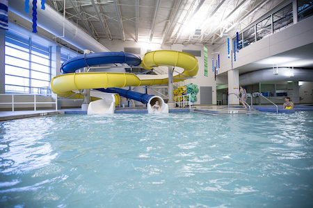 Indoor Monon Center Pool- complete with slides! Indoor Monon Center Pool