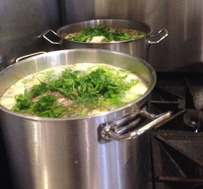 Warm, tasty soup! Soup making Urbal Ladle