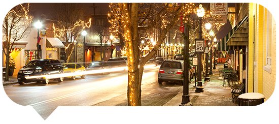 Hop aboard the Holiday Trolley! night carmel blurb
