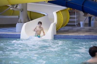 Making a splash at the Monon Community Center indoor pool Monon Community Center indoor Pool