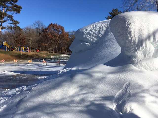 making snow