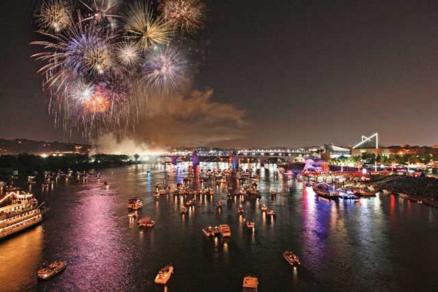 Riverbend fireworks