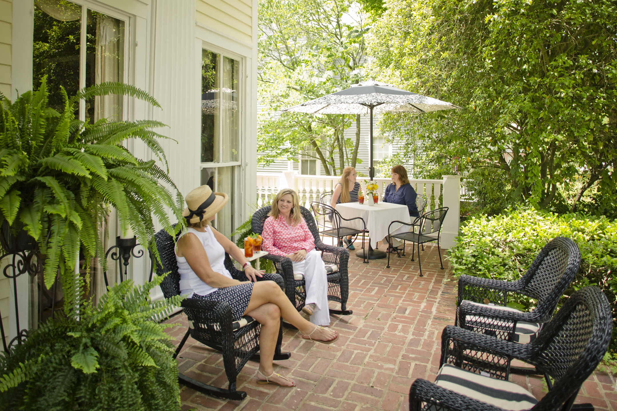 Antebellum Inn Porch Ladies