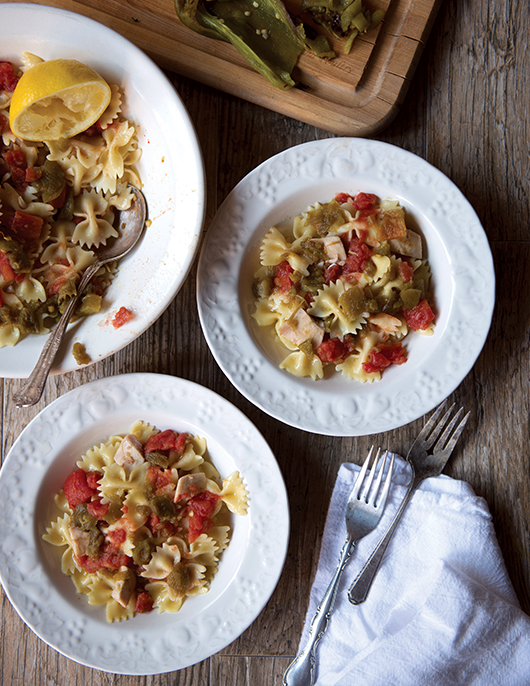 Elaine’s Green Chile Pasta
