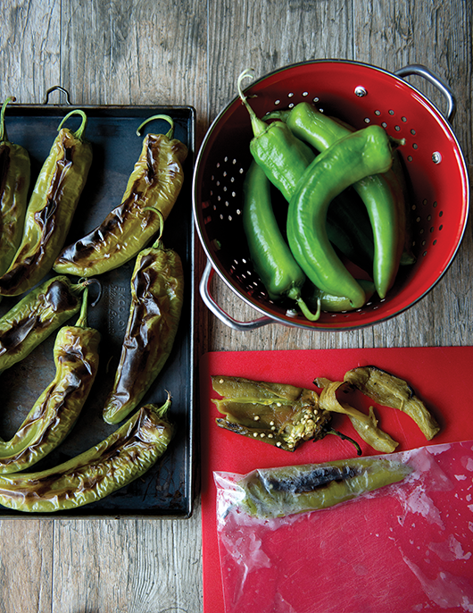 Stuffed Eggplant With Green Chile