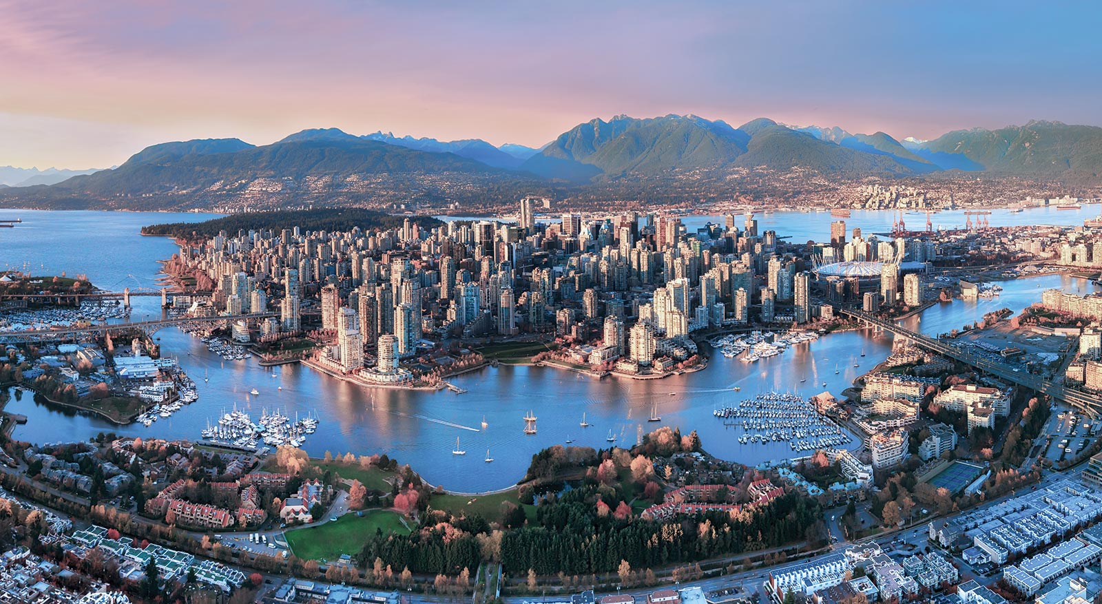 ve may bay di canada tham quan khu vuon vancouver